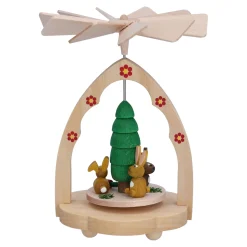 Richard Glässer Weihnachtspyramiden-Pyramiden Wärmespiel "Hasen"