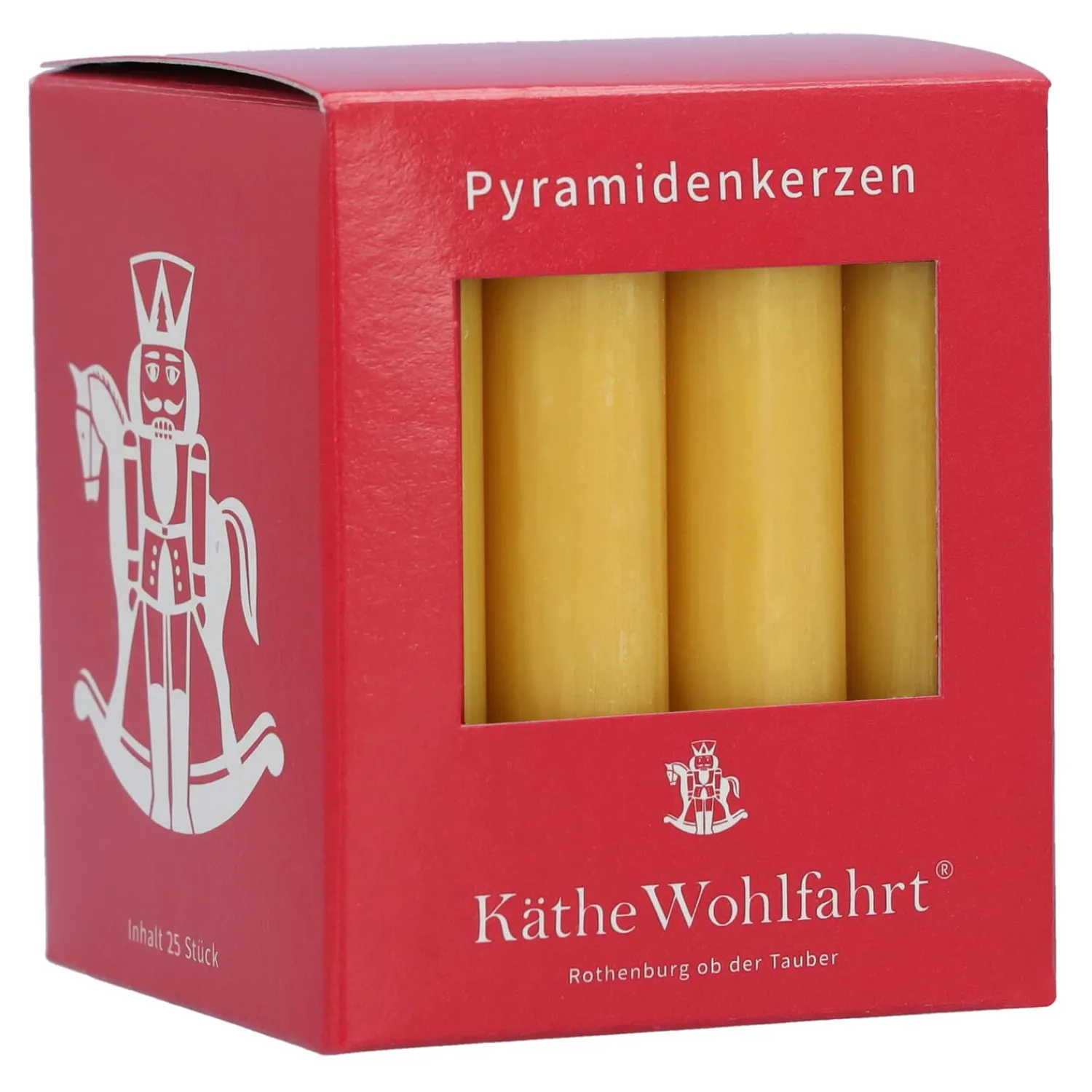 Zubehör & Ersatzteile-Pyramidenkerzen, groß (honig)