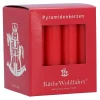 Zubehör & Ersatzteile-Pyramidenkerzen, groß (rot)
