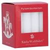 Zubehör & Ersatzteile-Pyramidenkerzen, klein (weiß)