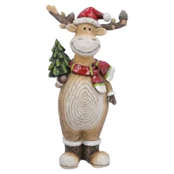 Standfiguren-Rentier mit Baum
