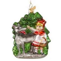 Poesie in Glas Weihnachtskugeln Aus Glas-Rotkäppchen