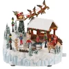 Spieluhr Weihnachten-Schlittschuhläufer, Spieldose