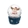 Schneekugeln Weihnachten-Schneekugel "Cupcake mit Rentier"