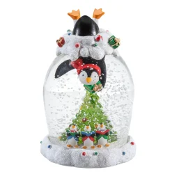 Schneekugeln Weihnachten-Schneekugel "Pinguin"