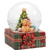Schneekugeln Weihnachten-Schneekugel "Teddys Geschenk"