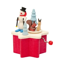 Spieluhr Weihnachten-Schneemann, Spieldose