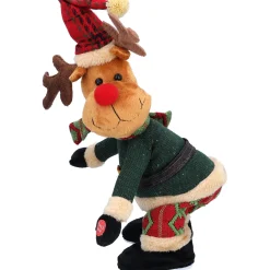 Spieluhr Weihnachten|Standfiguren-Tanzendes Rentier