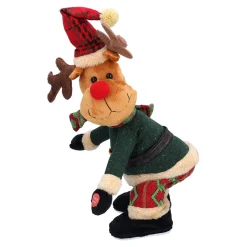 Spieluhr Weihnachten|Standfiguren-Tanzendes Rentier