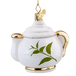 Poesie in Glas Weihnachtskugeln Aus Glas-Teekanne