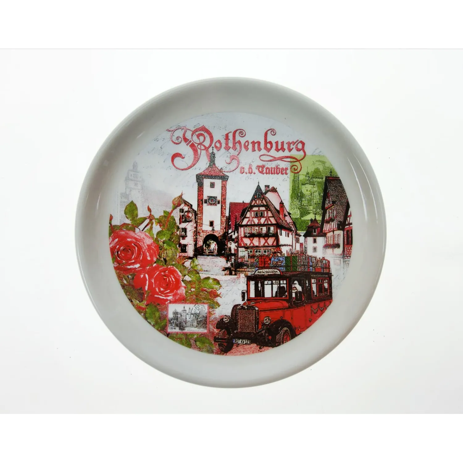 Rothenburg Motive|Tischdeko-Untersetzer "Rothenburg Rosen"