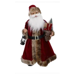 Standfiguren-Weihnachtsmann mit Laterne