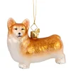 Poesie in Glas Weihnachtskugeln Aus Glas-Welsh Corgi
