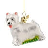 Poesie in Glas Weihnachtskugeln Aus Glas-West Highland Terrier (Westie)