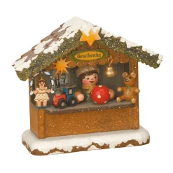 Hubrig Volkskunst Hubrig Miniaturen-Winterkinder Geschenkehäusel