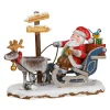 Hubrig Volkskunst Hubrig Miniaturen-Winterkinder Hurra der Weihnachtsmann