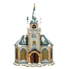 Hubrig Volkskunst Hubrig Miniaturen-Winterkinder Kirche, elektrisch beleuchtet
