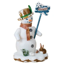 Hubrig Volkskunst Hubrig Miniaturen-Winterkinder Rutschgefahr