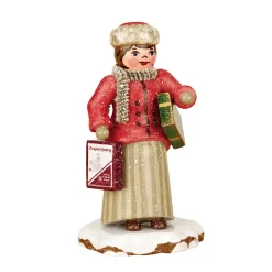 Hubrig Volkskunst Hubrig Miniaturen-Winterkinder Weihnachtseinkäufe