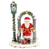 Hubrig Volkskunst Hubrig Miniaturen-Winterkinder Weihnachtsmann, elektrisch beleuchtet