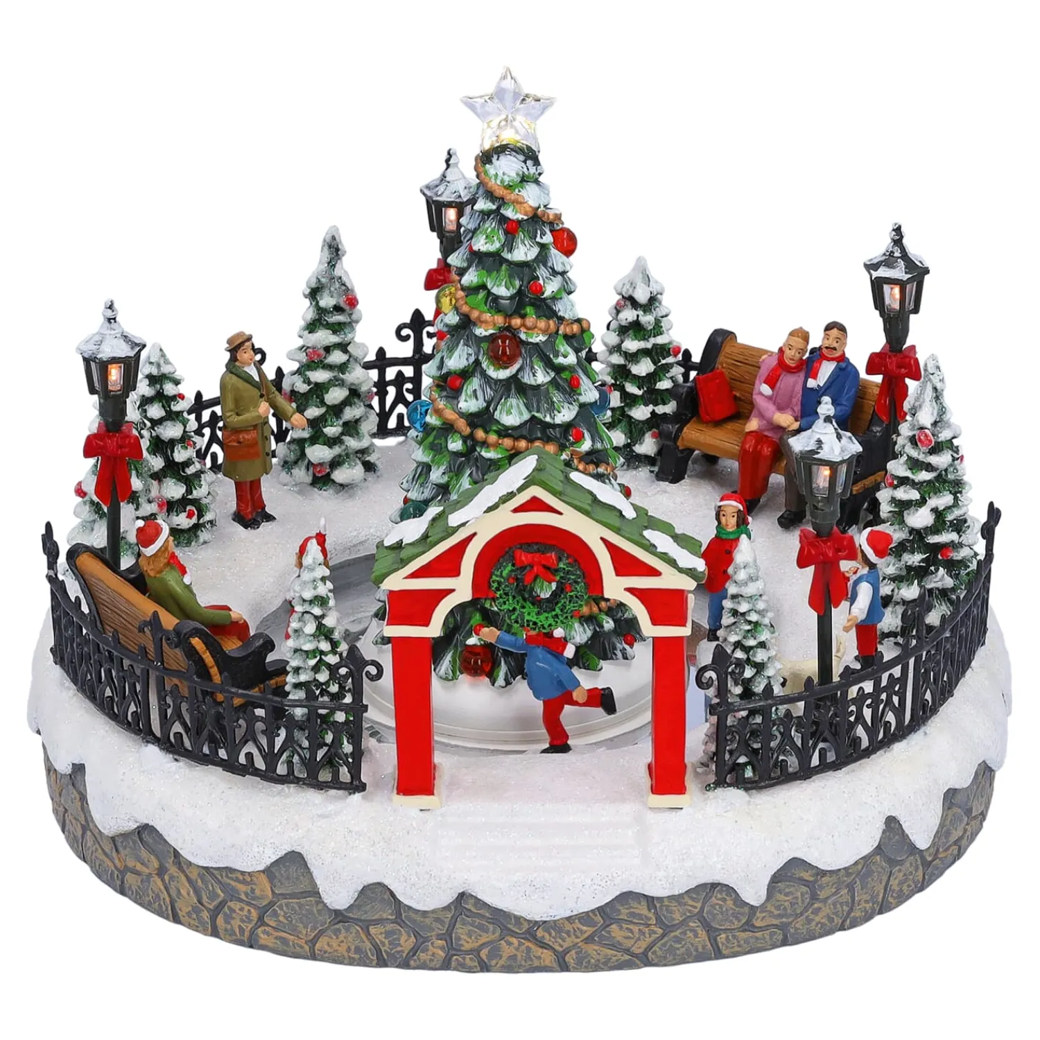 Spieluhr Weihnachten-Winterlicher Park, Spieldose